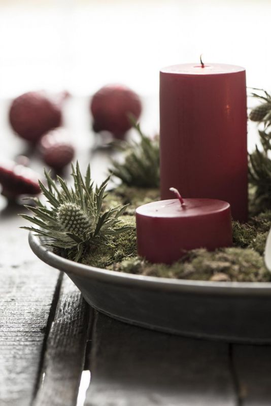 Kubbelys Mørkerød  H: 7cm - Ib Laursen