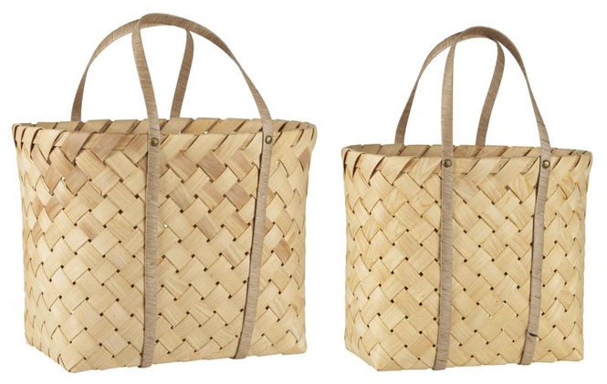 Hovedbilde Kurv i asketre med hank - stor | IB Laursen