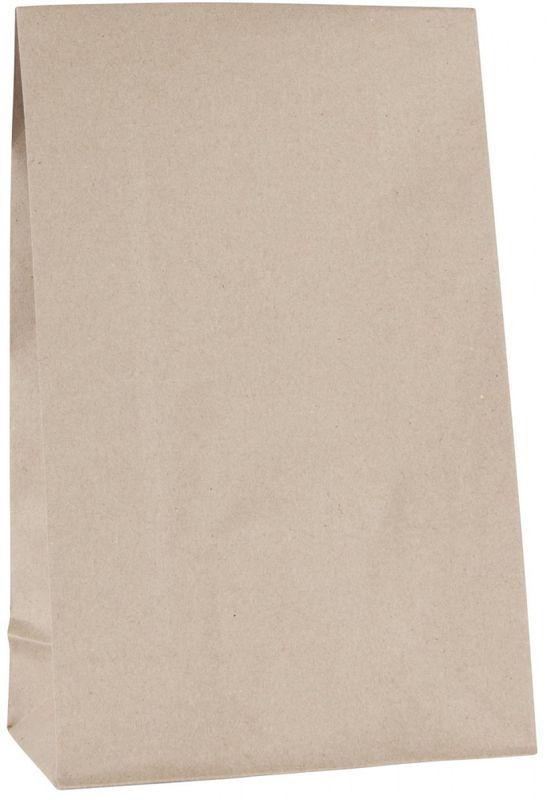 Papirpose med flat bunn 12 stk - l  | IB Laursen