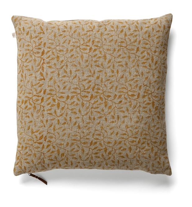 Hovedbilde Linen Leaf Putetrekk 50x50cm Ochre - Chamois