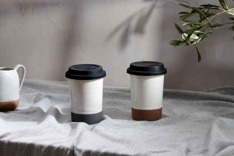 Edo Travel Mug - Slate | Nkuku