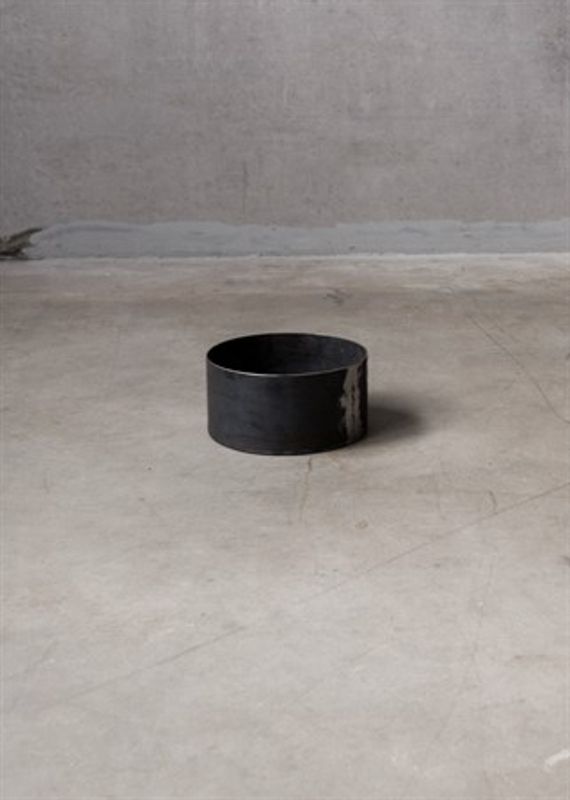 Rund potte i corten - 20cm | Unik by Hand 