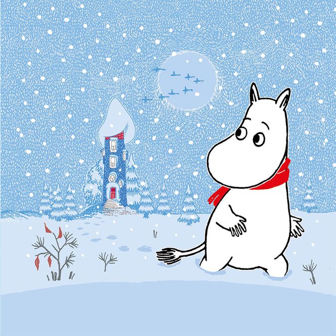 Hovedbilde Mummikort medium Vinter | Moomin