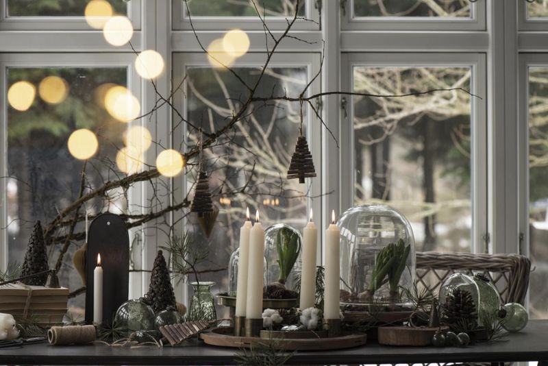 Julekule mosegrønn D:9,5 cm| IB Laursen