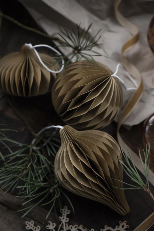 Julekule i papir løkformet | IB Laursen