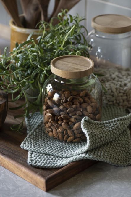 Hovedbilde Oppbevaringskrukke med bambuslokk | IB Laursen