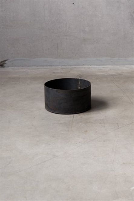 Hovedbilde Rund potte i corten - 25cm | Unik by Hand 