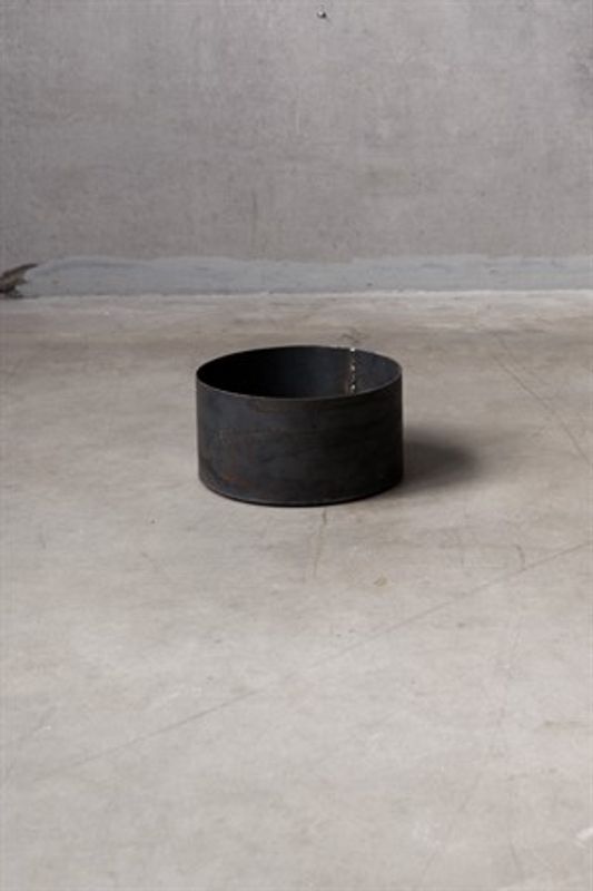 Rund potte i corten - 25cm | Unik by Hand 