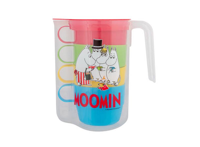 Mummi Piknikkanne med 4 kopper - Moomin
