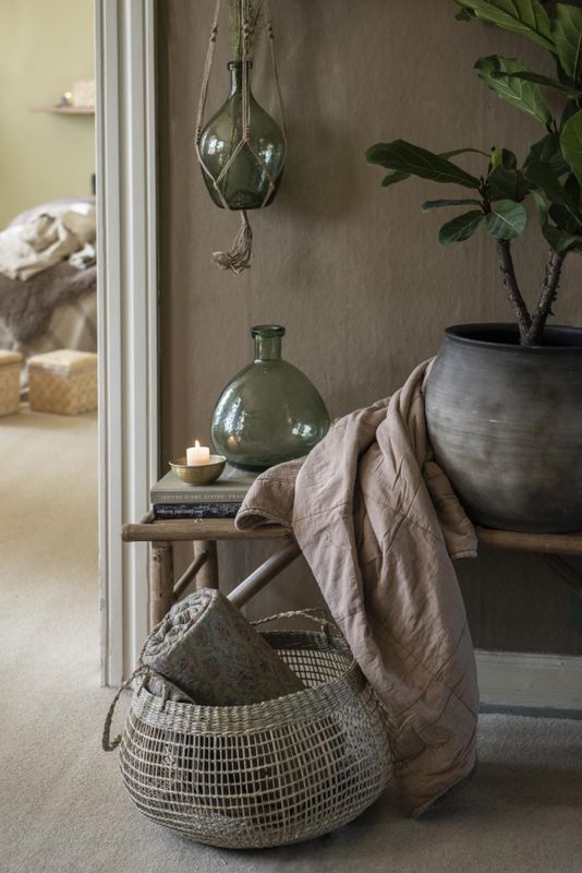 Kurv i sjøgress med hank - m | IB Laursen