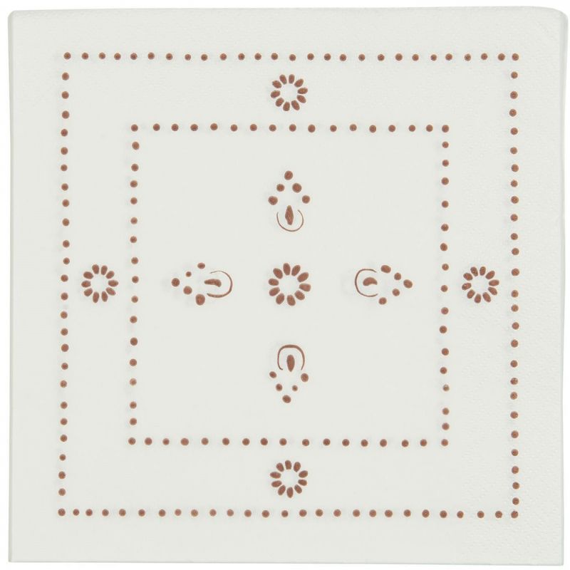 Kakkelmønster burned rose  - 50pk | IB Laursen