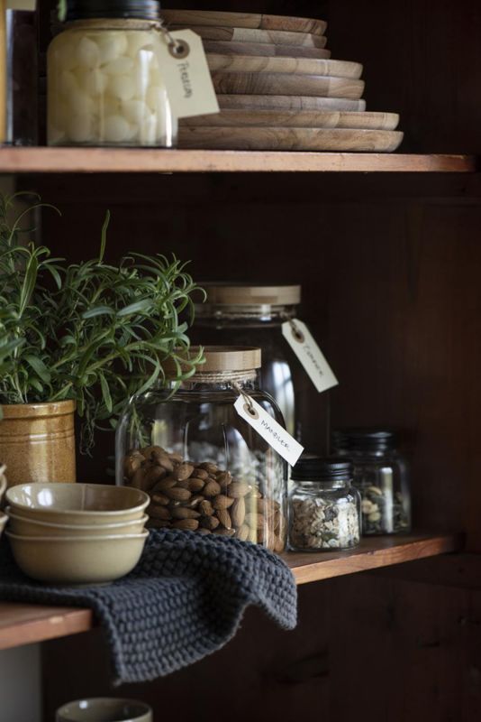 Oppbevaringskrukke med bambuslokk | IB Laursen