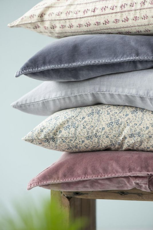 Putetrekk i Lin - Purple Ash 50x70cm | Ib Laursen